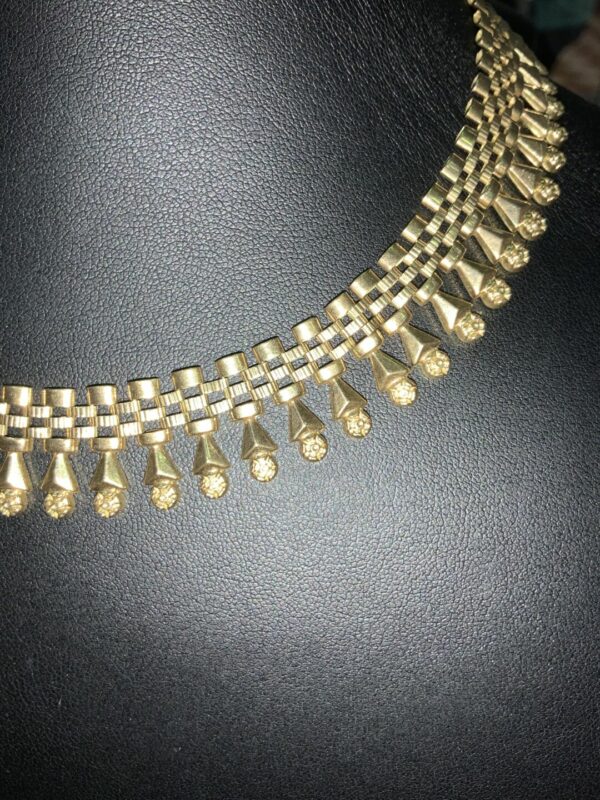S1141 Collier 18 Kt. 38,63g. Vintange – Bild 4