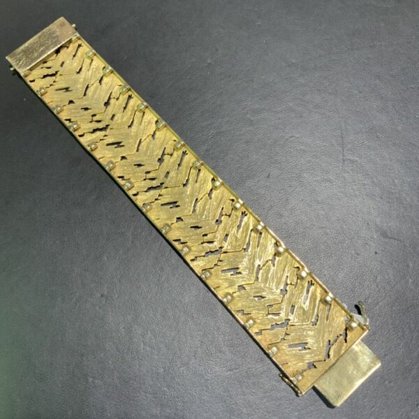 S1035 Armband 112,12g 585/1000 Unikat
