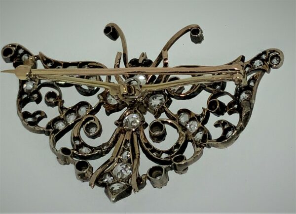 S1034 Brosche Schmetterling um 1890 – Bild 2