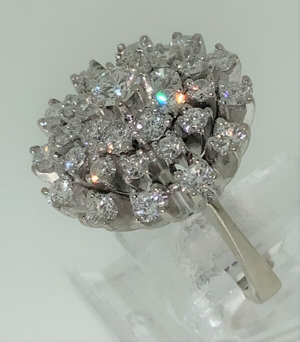 S1144 Blüten Ring Diamanten – Bild 4