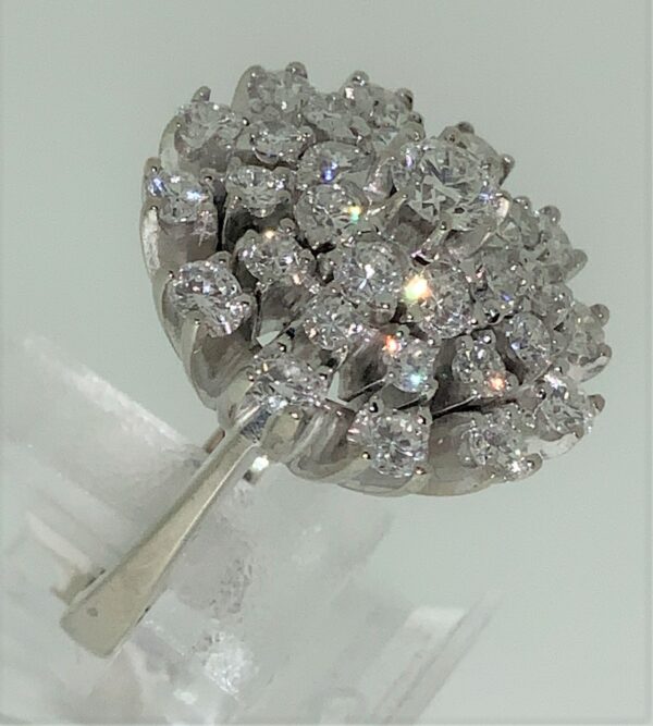 S1144 Blüten Ring Diamanten – Bild 3