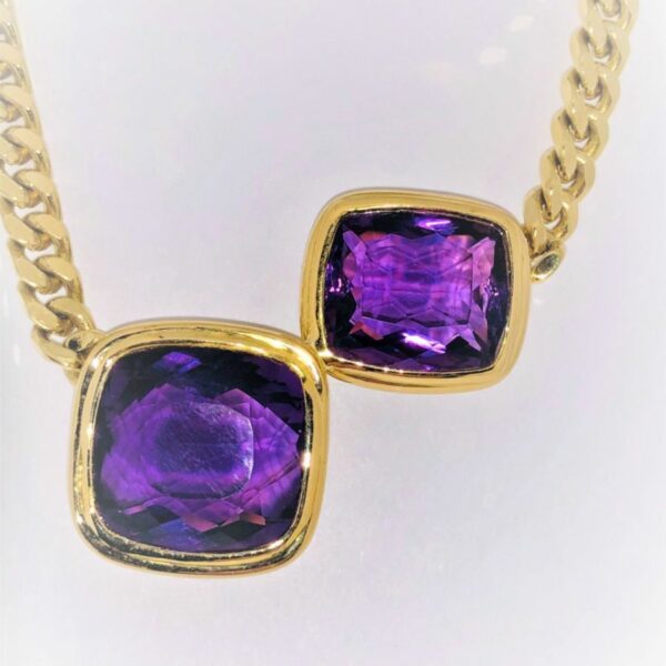 S1001 Collier mit Amethysten