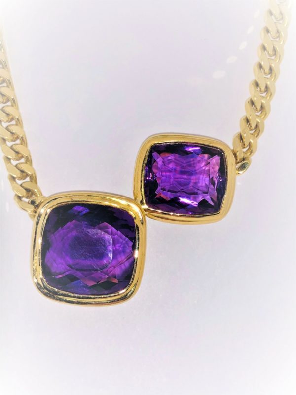 S1001 Collier mit Amethysten