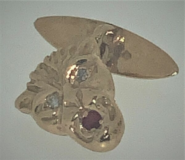 S1166 Manschettenknöpfe Löwenkopf – Bild 2