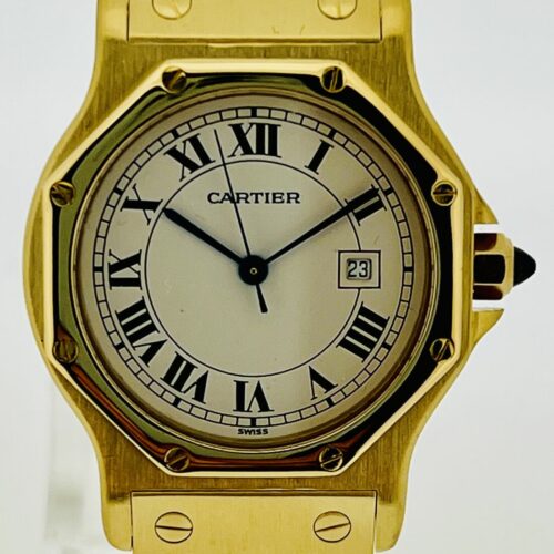 U1115 Cartier Santos 8 Eck