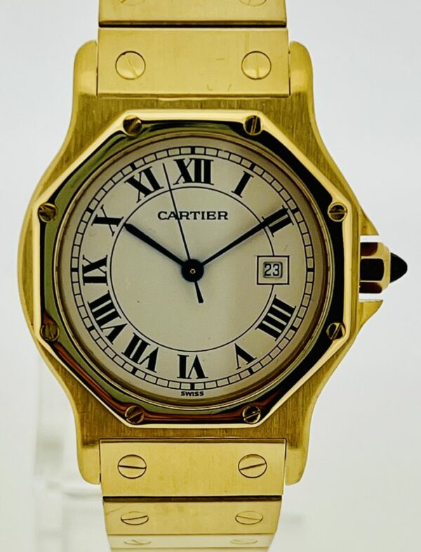 U1115 Cartier Santos 8 Eck