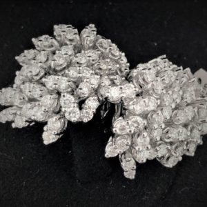 S1009 Ohrclips Diamanten ca. 3,56ct
