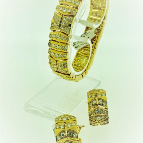 S1094 Cartier Boutique Couplet von Armband und Ohringen