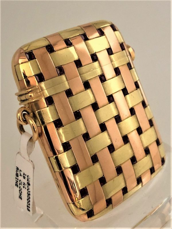 A1004 LA GLOCHE Goldene Streichholzschachtel – Bild 2