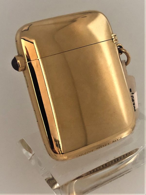 A1004 LA GLOCHE Goldene Streichholzschachtel – Bild 4