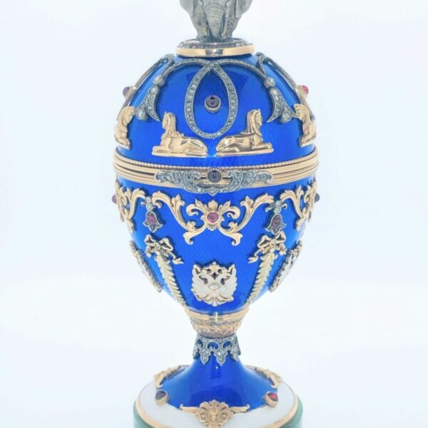 A1001 OSTEREI aus der Schule Peter Carl Fabergés (gestohlen)