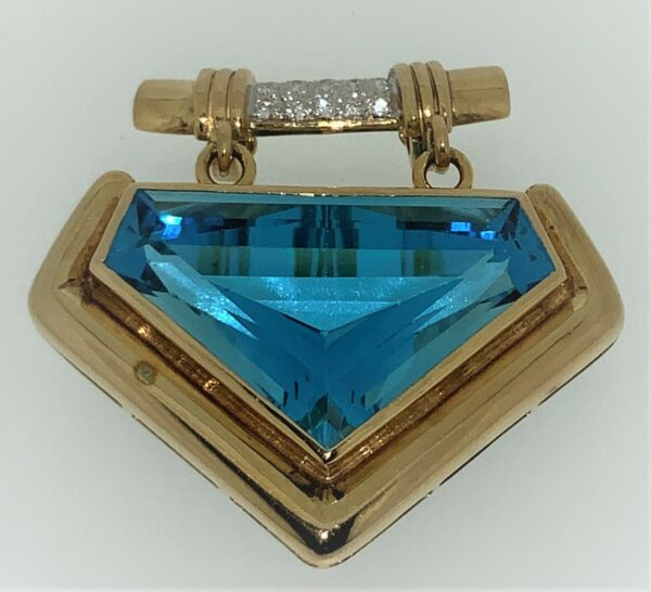 S1165 Anhänger Edeltopas, Diamanten