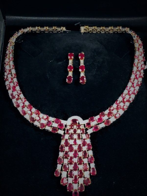 S1095 Couplet von Collier und Ohringen
