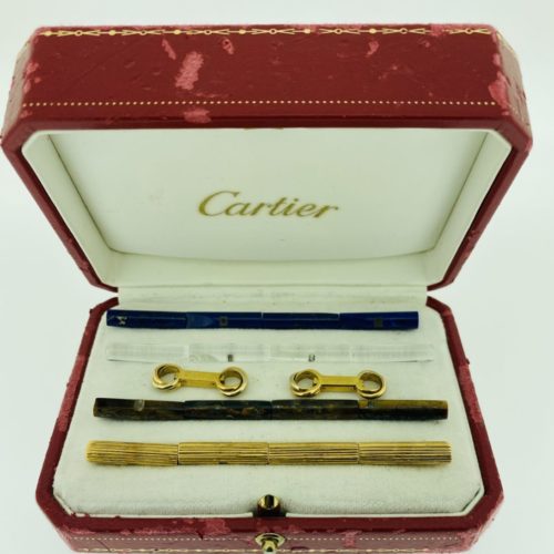S1090   Manschettenknöpfe Cartier (Model Tricolor) (gestohlen)