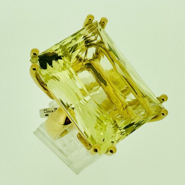 S1103 Ring mit 83 ct Lemoncitrin