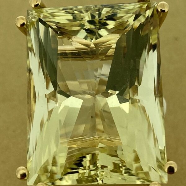 S1103 Ring mit 83 ct Lemoncitrin