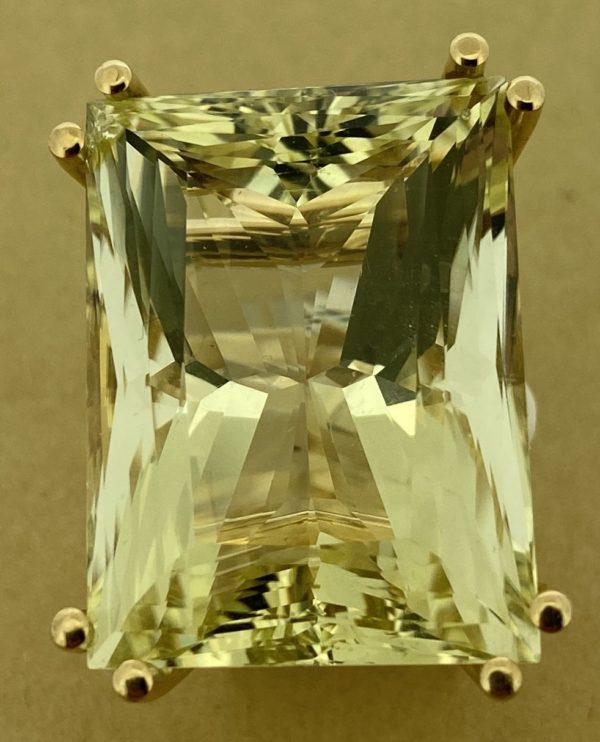 S1103 Ring mit 83 ct Lemoncitrin – Bild 2