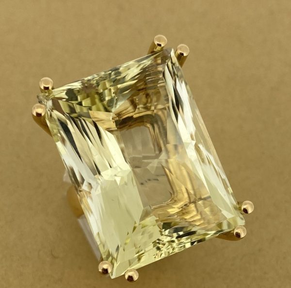 S1103 Ring mit 83 ct Lemoncitrin – Bild 4