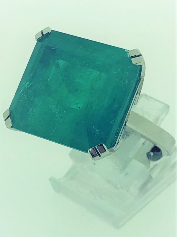 S1039Ring Smaragd 31ct.