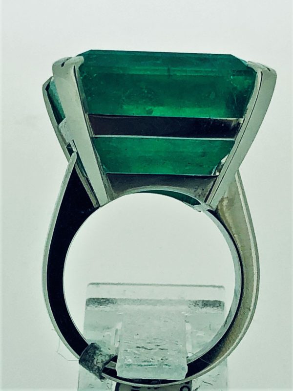 S1039Ring Smaragd 31ct. – Bild 3