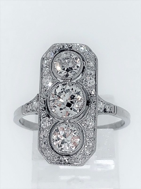 S1045 Ring Art Deco