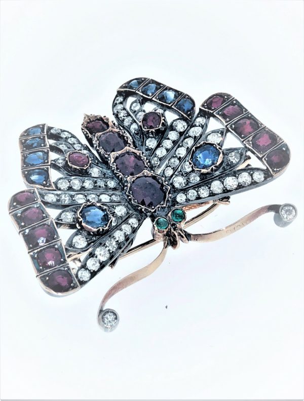 S1067 BROSCHE SCHMETTERLING – Bild 3
