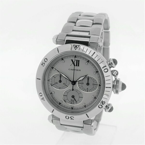 U1065 CARTIER Paris Pasha Chronograph – Bild 2
